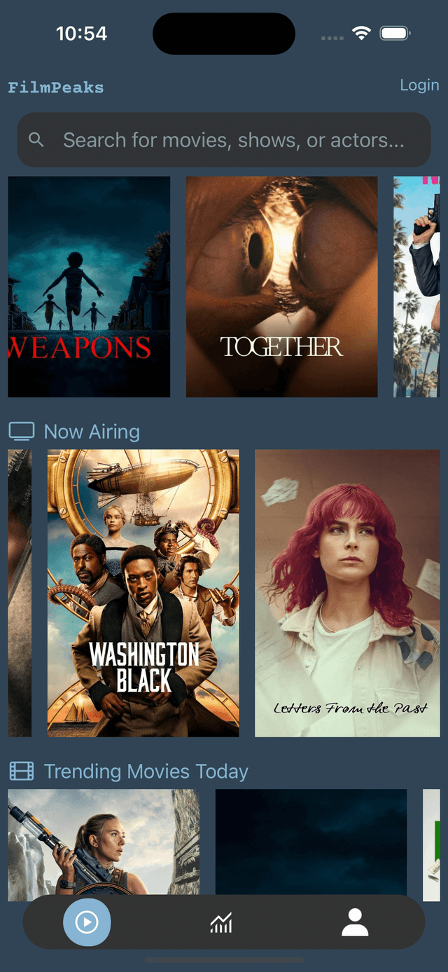 FilmPeaks Discover